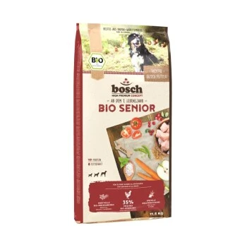 Bosch BIO Senior Hühnchen + Preiselbeere 11,5 Kg 3 Bosch BIO Senior Hühnchen + Preiselbeere 11,5 Kg