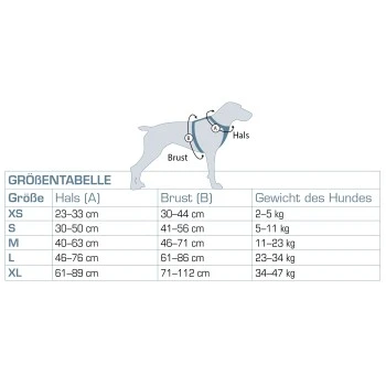 Kurgo Journey Air Hundegeschirr Blau/ Grau L 7 Kurgo Journey Air Hundegeschirr Blau/ Grau L – Bild 5