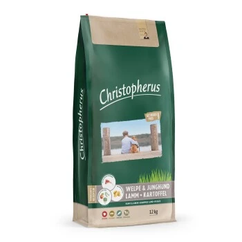 Christopherus Getreidefrei Welpe & Jundhund Lamm + Kartoffel 12kg 3 Christopherus Getreidefrei Welpe & Jundhund Lamm + Kartoffel 12kg
