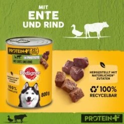 Pedigree Dose Protein+ In Pastete 12x800g Rind Mit Ente 15 Pedigree Dose Protein+ In Pastete 12x800g Rind Mit Ente -Hundebedarf 3a39f7299c4ac800eee7bc9bd49ca6d424aed22d 1394131 de DE pedigree 5