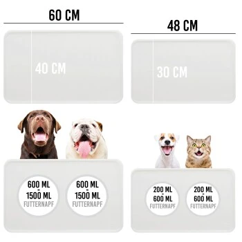 KaraLuna Basic Napfunterlage Transparent S 7 KaraLuna Basic Napfunterlage Transparent S – Bild 5