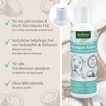 Aniforte Shampoo Kokos Fellharmonie 200ml 8 Aniforte Shampoo Kokos Fellharmonie 200ml – Bild 6