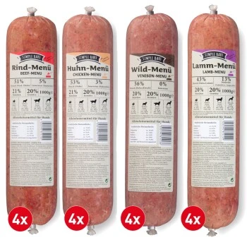 ProCani SIMPLE BARF Fertig Menüs 16x1000g