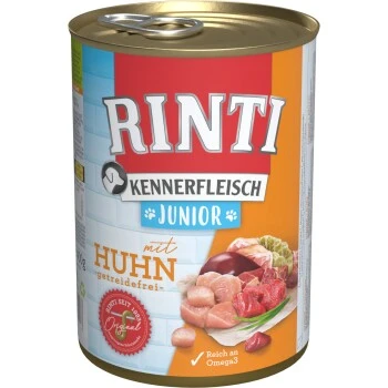 RINTI Kennerfleisch Junior 12x400g Huhn 3 RINTI Kennerfleisch Junior 12x400g Huhn