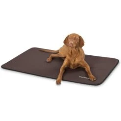 Knuffelwuff Kunstleder Hundematte Cheyenne Braun L