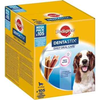 Pedigree Dentastix Daily Oral Care Megapack 105Stk Für Mittelgroße Hunde 3 Pedigree Dentastix Daily Oral Care Megapack 105Stk Für Mittelgroße Hunde