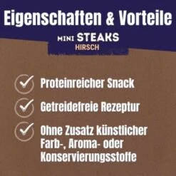 Adventuros Mini Steaks Hirsch 7x70g 12 Adventuros Mini Steaks Hirsch 7x70g -Hundebedarf 87158d9a9e4085d4f7297764621bbacba65cad97 2457b670d47b5f67e6ae256c6b99852fc752cd78