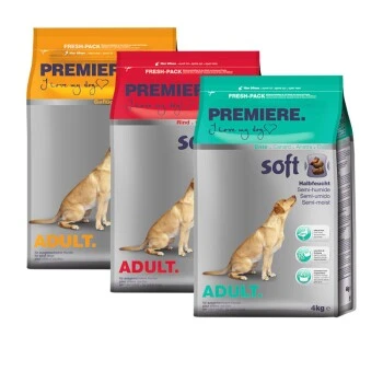 PREMIERE Soft Adult Probierpaket 3x4kg 3 PREMIERE Soft Adult Probierpaket 3x4kg