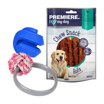 AniOne Set Aus Snack + Snackball + Tauspielzeug 3 AniOne Set Aus Snack + Snackball + Tauspielzeug