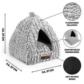 LITTLE LORD Bett Tenty Hellgrau 4 LITTLE LORD Bett Tenty Hellgrau – Bild 2