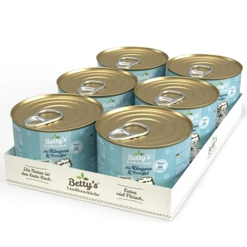 Betty's Landhausküche Mit Känguru & Kartoffel 6 X 200g Für Hund 4 Betty's Landhausküche Mit Känguru & Kartoffel 6 X 200g Für Hund – Bild 2