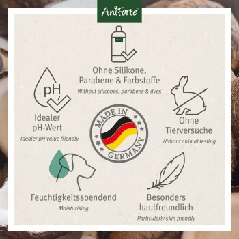 Aniforte Shampoo Kokos Fellharmonie 200ml 6 Aniforte Shampoo Kokos Fellharmonie 200ml – Bild 4