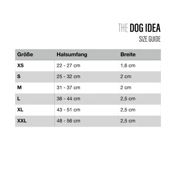 THE DOG IDEA Biothane Halsband Beige Schwarz XS 4 THE DOG IDEA Biothane Halsband Beige Schwarz XS – Bild 2