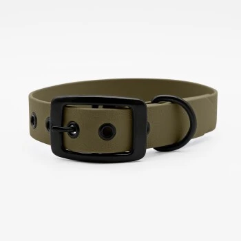 THE DOG IDEA Biothane Halsband Khaki Schwarz XS 6 THE DOG IDEA Biothane Halsband Khaki Schwarz XS – Bild 4