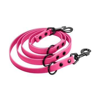 Bio-leine Biothane Führleine Verstellbar Magentarot 2 M 3 Bio-leine Biothane Führleine Verstellbar Magentarot 2 M