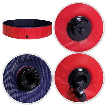 Lionto 160 Cm Hundepool Mit Ablassventil - Faltbar 6 Lionto 160 Cm Hundepool Mit Ablassventil - Faltbar – Bild 4