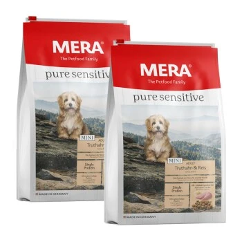 MERA Pure Sensitive Mini Adult Truthahn & Reis 3 MERA Pure Sensitive Mini Adult Truthahn & Reis