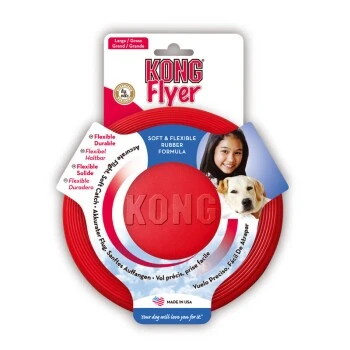 KONG Frisbee Rot L 3 KONG Frisbee Rot L