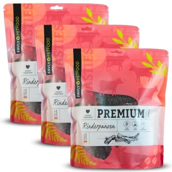 FAVLY Petfood Premium Naturkauartikel Rinderpansen 1,05 Kg 3 FAVLY Petfood Premium Naturkauartikel Rinderpansen 1,05 Kg
